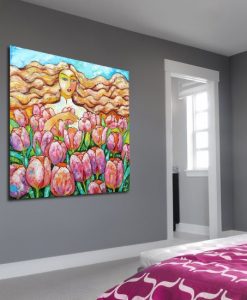obrazy na płótnie tulipany