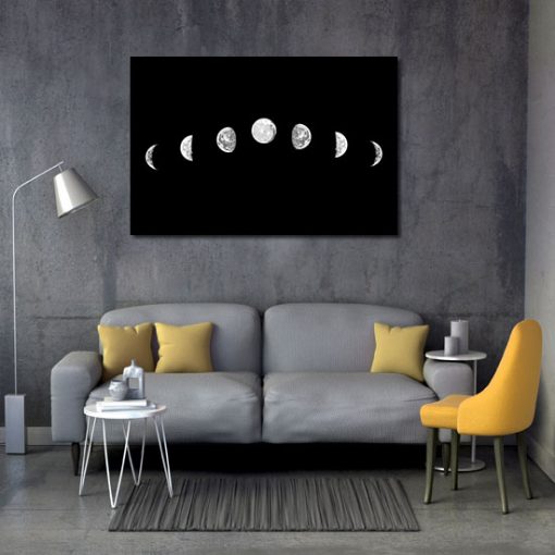 obraz z księżycami