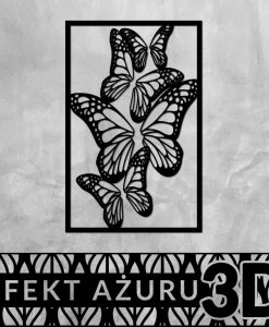 Motyw motyli -dekoracja 3d