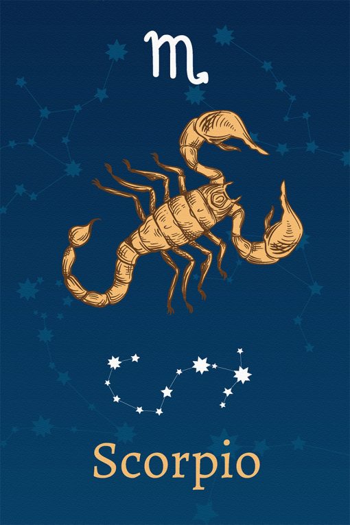 Obraz z motywem skorpiona
