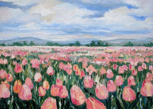 Duplikat obrazu Anny Wach - tulipany