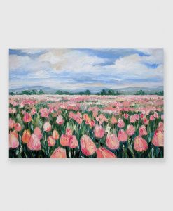 Replika obrazu z motywem tulipanów