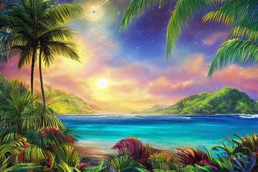 Obraz plaża w tropikach